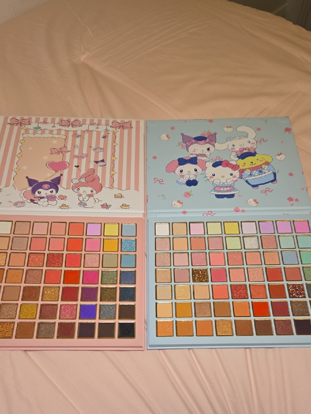 Sanrio Pastel Character  — Pink & Baby Blue Eyeshadow Pallets